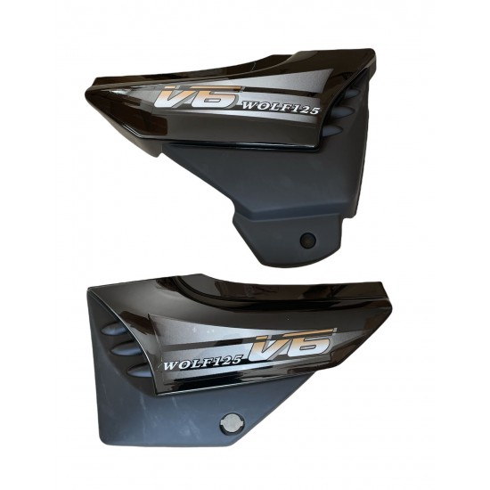Salcano Wolf 125 Yan Kapak Takımı Siyah