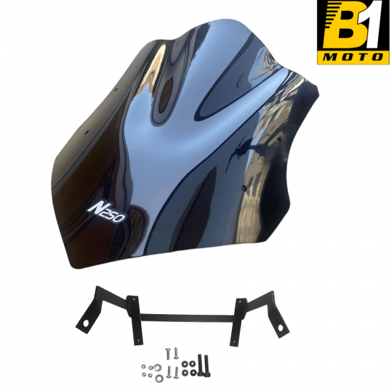 Bajaj Pulsar N 250 Kısa Siperlik Camı 2022-2024 Uyumlu- Füme