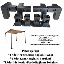 Pergola-Kamelya Baglantı Seti(Ahşaplar Hariç)